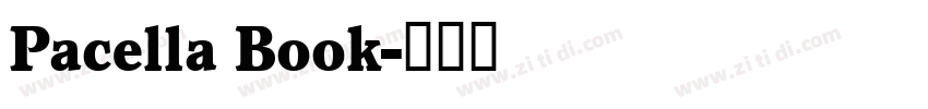 Pacella Book字体转换